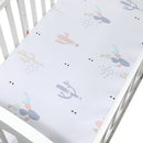 Babydreams 100% Cotton Baby Playpen Mattress Cover/ Fitted Sheet (For 26x38x3/66x97x7.6cm)-1
