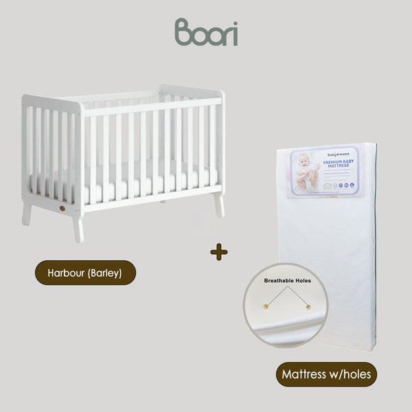 【Free Installation】Australia Boori Harbour Compact Baby Cot