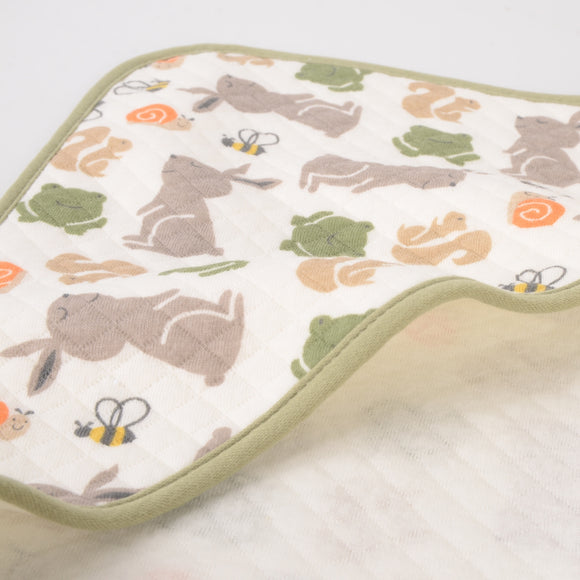 Hudson Baby Quilted Blanket With Hooded