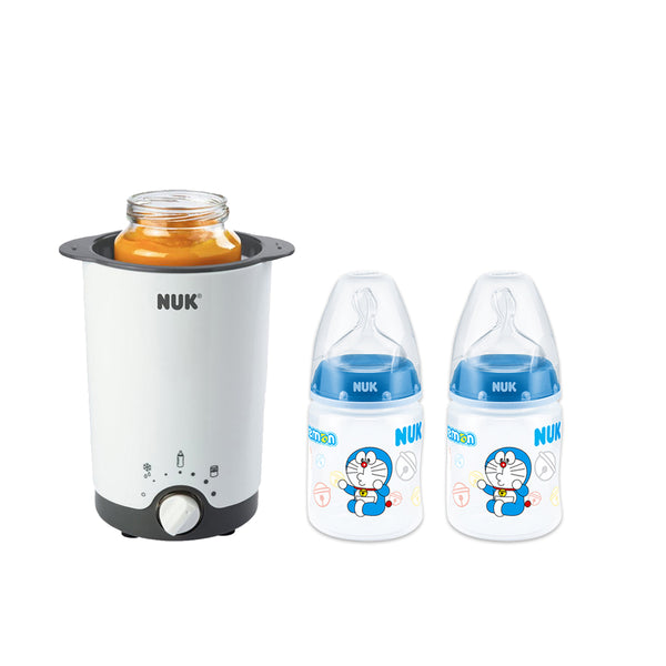 NUK Bottle Warmer+ 2x 150ml Doraemon Bottle (Promo)