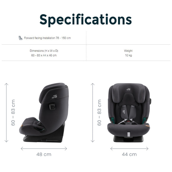 Britax Advansafix Pro Convertible Car Seat (15 months - 12 years)