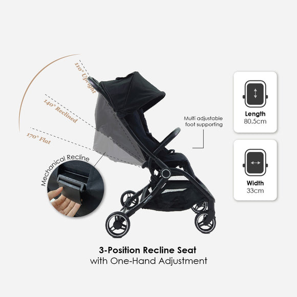 Hamilton S2 Stroller  MagicFold (2 Year Warranty)
