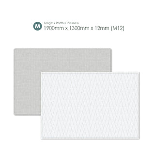 Parklon LaPure Double Herringbone Grey Fabric (Size M12)