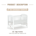 Australia  Boori Seagull  2in1 Adjustable Baby Crib (Promo)