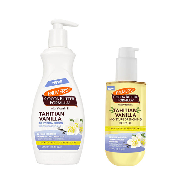 Palmer's Tahitian Vanilla Moisture Drench Body Oil 192ml Body lotion 400ml