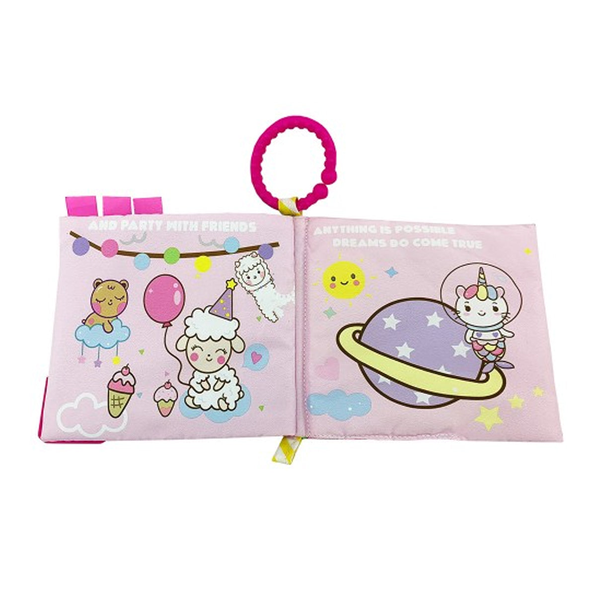 Discovery Pals™ Smartee™ Teether Book - (Unicorn)