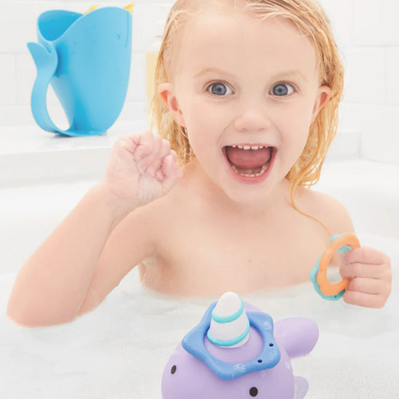 Skip Hop ZOO® Narwhal Ring Toss Baby Bath Toy