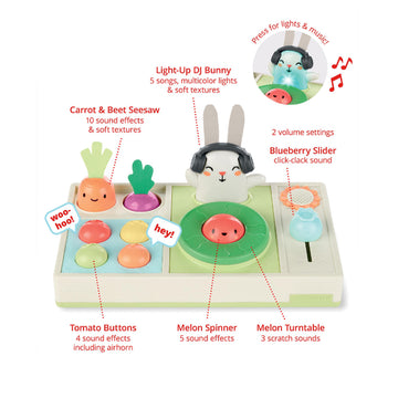 Skip Hop Farmstand Let The Beet Drop DJ Set Baby Musical Toy - 0