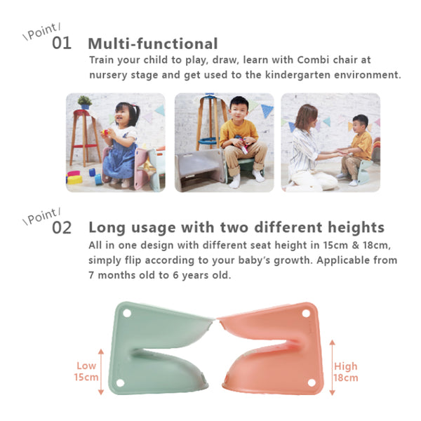 Combi Toddler Chair (7M-6 Years Old) (Promo)