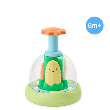Skip Hop Farmstand Push & Spin Baby Toy