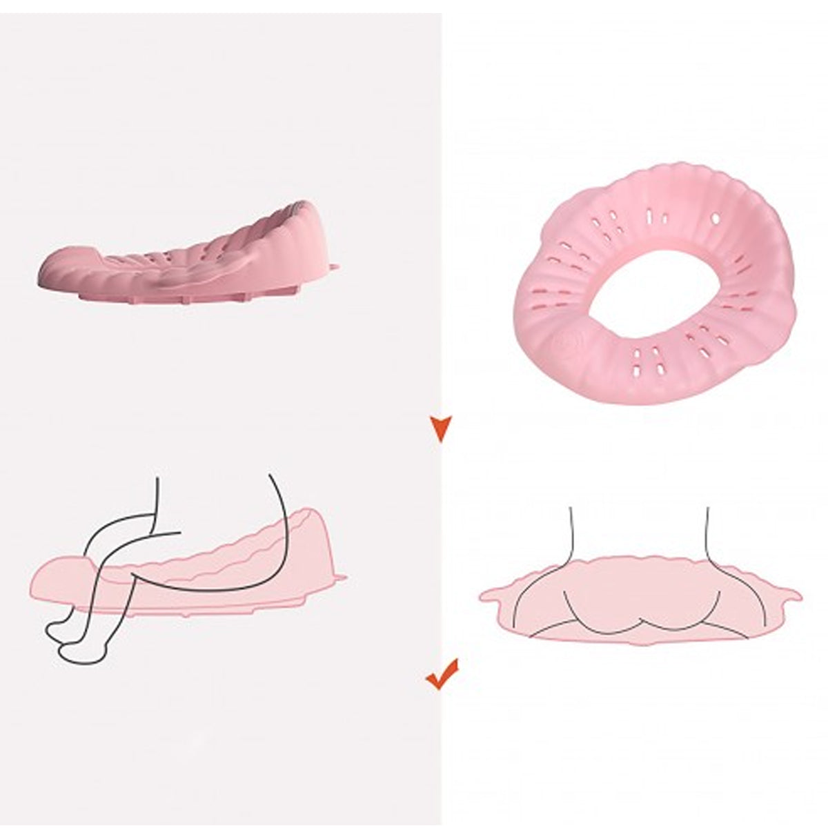 Lucky Baby Ag+nology Cushiony Potty - Pink