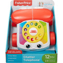 Fisher-Price Chatter Telephone Baby And Toddler Pull Toy Phone With Rotary Dial-1
