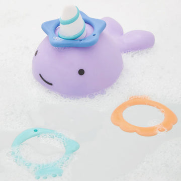 Skip Hop ZOO® Narwhal Ring Toss Baby Bath Toy - 0