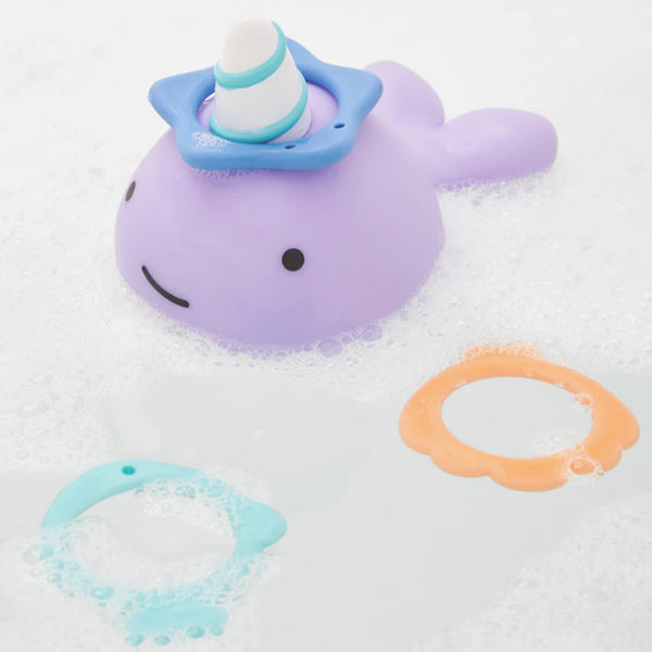 Skip Hop ZOO® Narwhal Ring Toss Baby Bath Toy