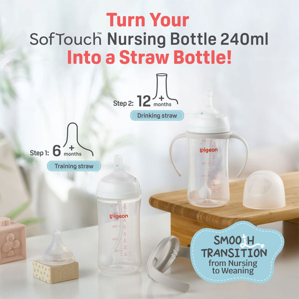Pigeon SofTouch™ BPP PPSU Nursing Bottle (160ml/240ml)