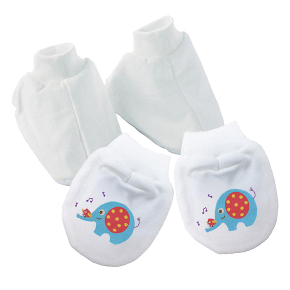 Tollyjoy Mitten & Bootee Set