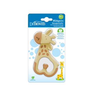 Dr Brown’s Massaging Ridgees Teether - Giraffe