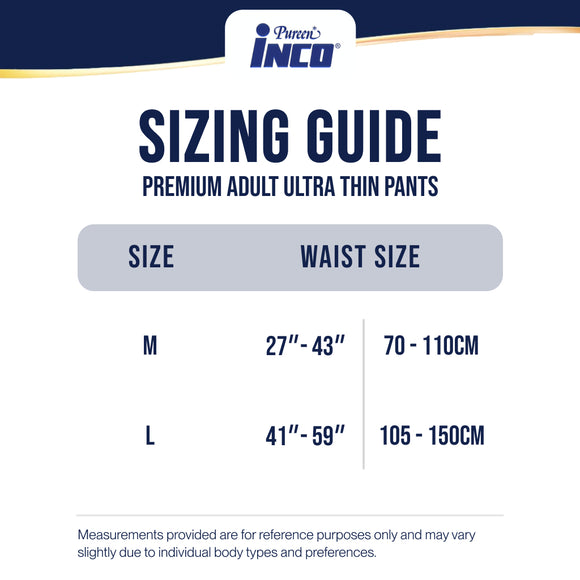 Pureen INCO Premium Adult Ultra Thin Pants (M/L)
