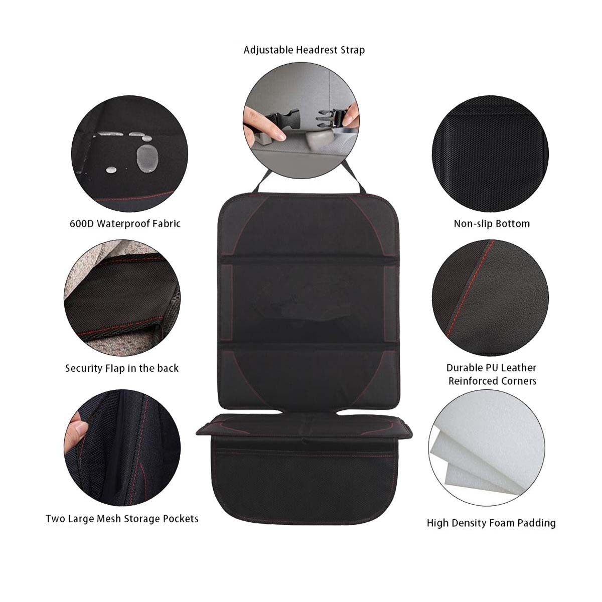 Babydreams Anti-slip Infant Car seat protector (Waterproof)