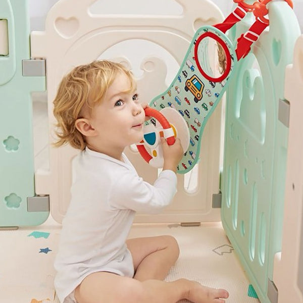 Lucky Baby On The Go Deluxe Steering Wheel W/Mirror (promo)