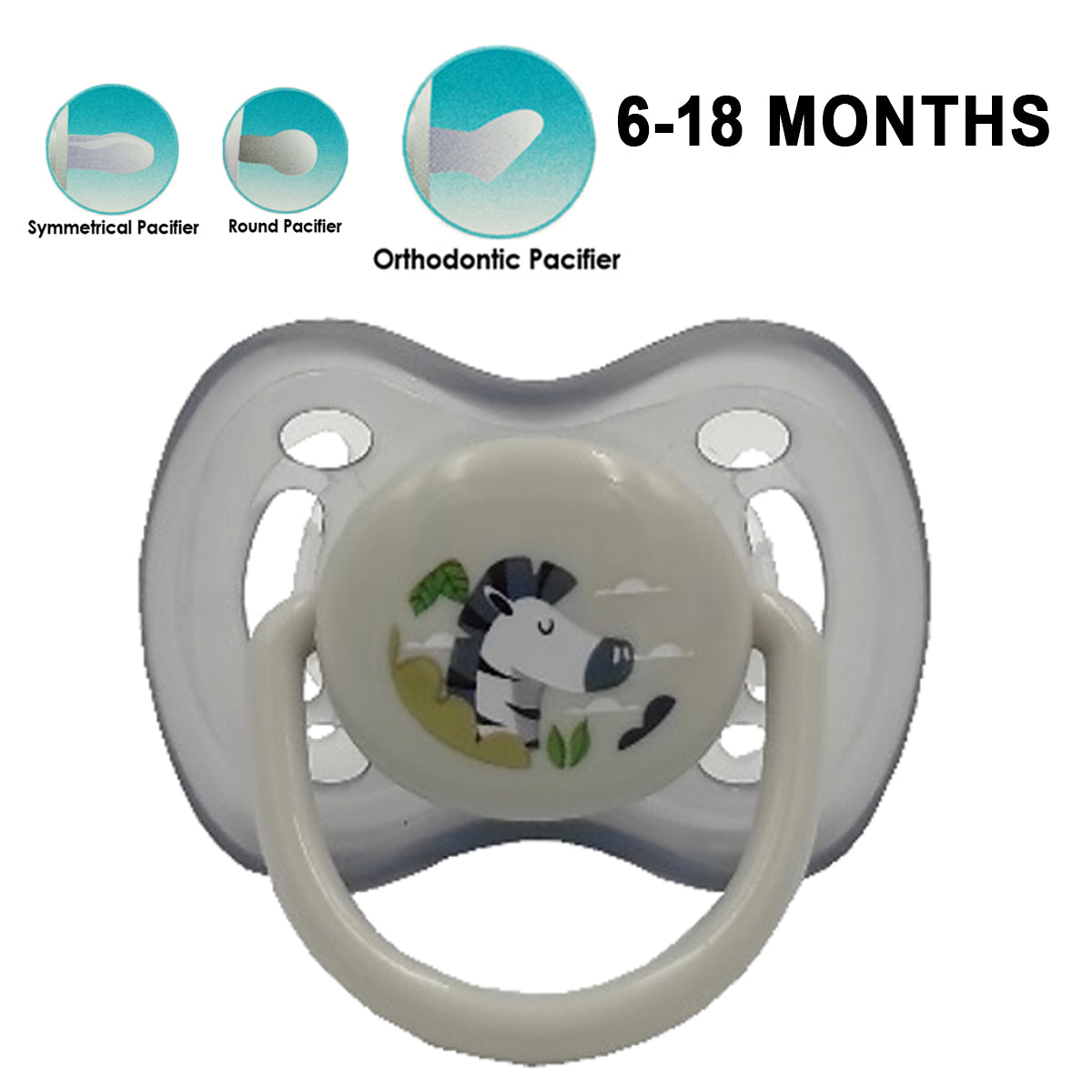 Tollyjoy Pacifier (Symmetrical / Round / Orthodontic) (0-6months)