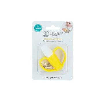 Matchstick Monkey Banana Soother and Teether - Yellow (Promo) - 0