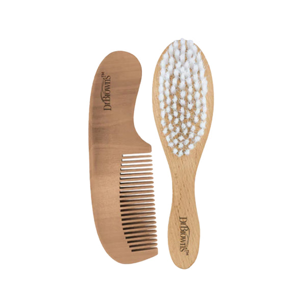 Dr Brown's Soft & Safe Brush + Comb Set