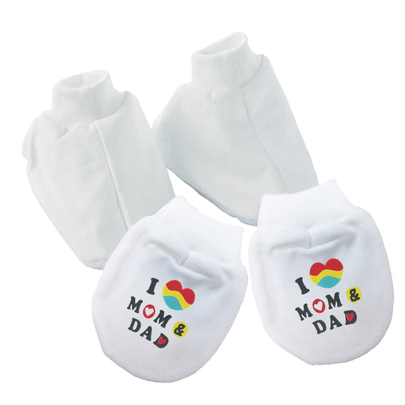 Tollyjoy Mitten & Bootee Set