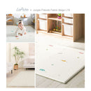Parklon LaPure Playmat Jungle Friends Fabric Beige (M15 / L15)-5