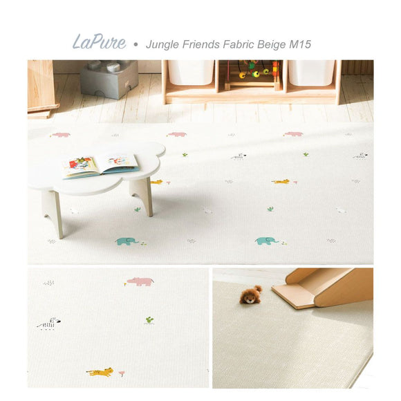 Parklon LaPure Playmat Jungle Friends Fabric Beige (M15 / L15)