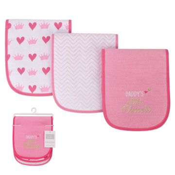 Hudson Baby 3pcs Knit Terry Polyfill Burp Cloth - 0