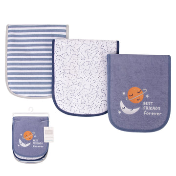Hudson Baby 3pcs Knit Terry Polyfill Burp Cloth