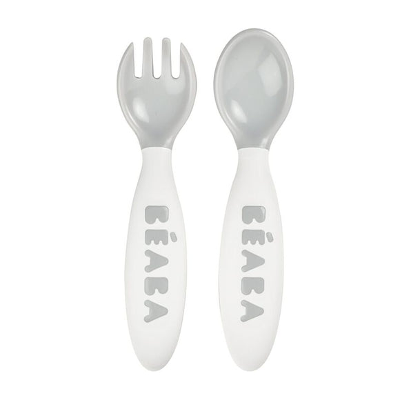Beaba 2nd Stage Training Fork & Spoon with Case