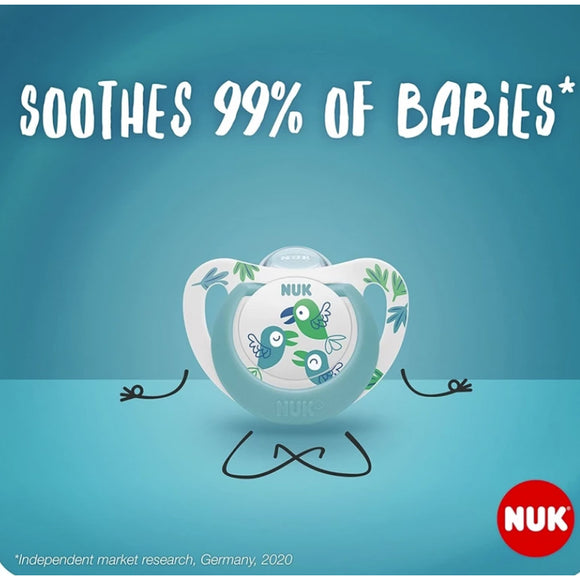 NUK Star Day Latex Soother Pacifier 2pcs/box