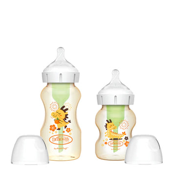 Dr Brown's Options+ Wide Neck PPSU Bottle w/L2 Nipple (Dragon) 150ml/270ml