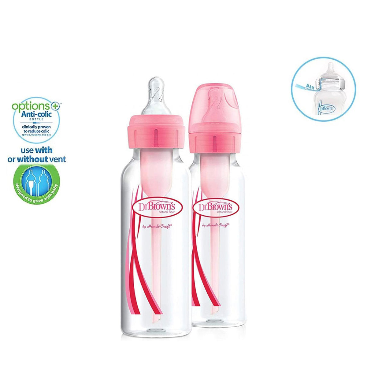 Dr Brown's PP Narrow-Neck Options+ Baby Bottle Collection
