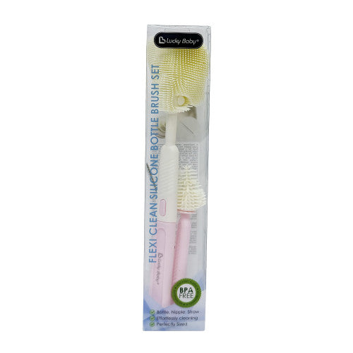 Lucky Baby Swoosh 2in1 Suction Bottle/Nipple Brush