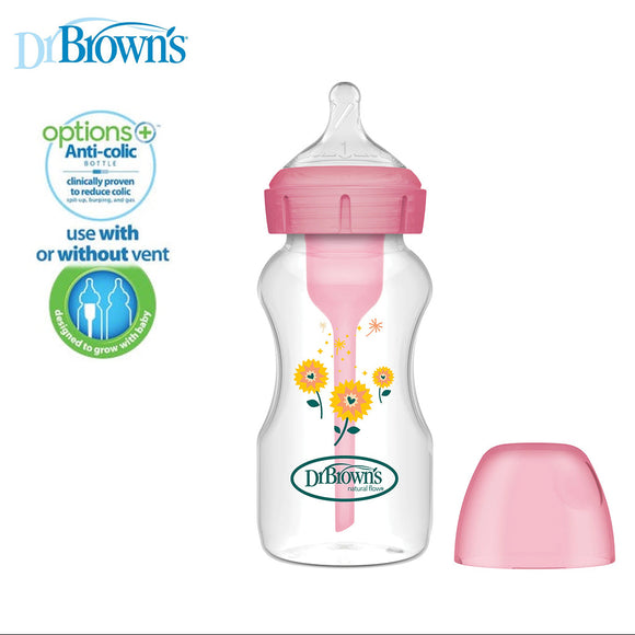 Dr Brown's PP Wide-Neck Options+ Baby Bottle Collection (150ml/270ml)