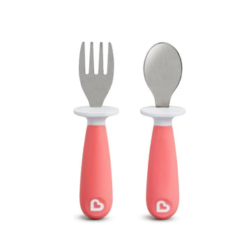 Munchkin Raise™ Toddler Fork & Spoon Set - 0