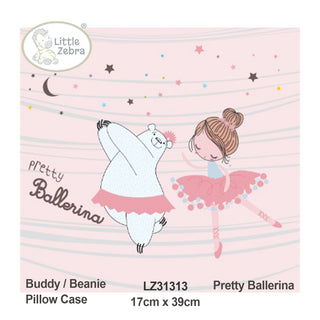 Buy pretty-ballerina Little Zebra Soft Cotton Jersey Pillow Case - Buddy & Beanie Pillow