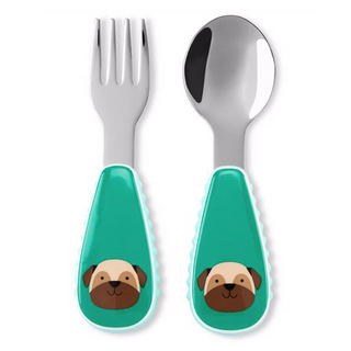 Buy pug Skip Hop Zoo Utensils Fork & Spoon