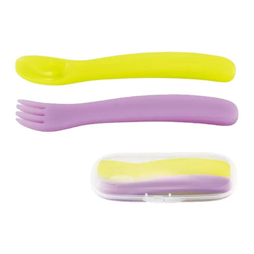 Combi Spoon & Fork With Case - 0