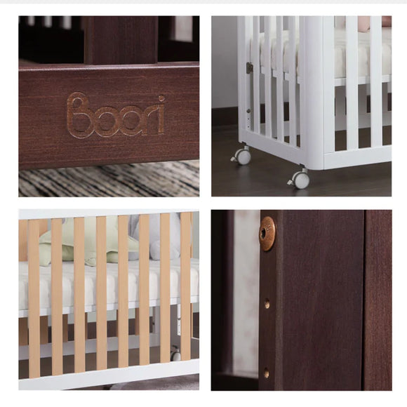 [Free Installation] Australia Boori Turin High Quality Convertible Baby Cot