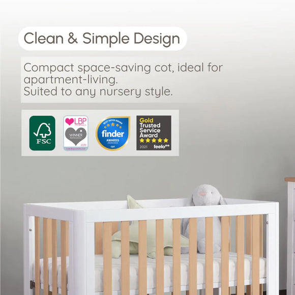 [Free Installation] Australia Boori Turin High Quality Convertible Baby Cot