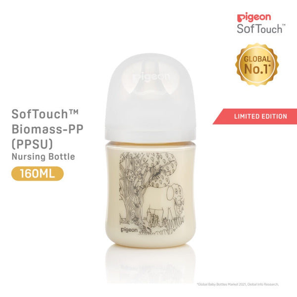 Pigeon SofTouch™ Nursing Bottle - Biomass-PP (PPSU) 160ml Limited Edition