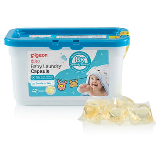 Pigeon Baby Laundry Capsule (42pcs) (1 Box/2 Boxes/4 Boxes/6 Boxes) (Promo)