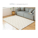 Parklon LaPure Herringbone Rug Fabric Beige (XL15) Size: 2350x1400x15mm-4