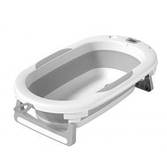 Lucky Baby Baly Collapsible Bath Tub W/Thermometer & Bath Support + Shower Skoop + Orangizer