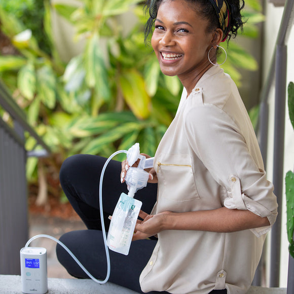 Spectra Simple Store Breast Milk Collection Storage Bags with Bottle Connector (7oz-10pcs)