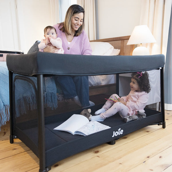 Joie Amigo 120 One-hand Fold Travel Cot - Shale